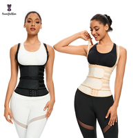Débardeur Corset en Latex Amovible à Bretelles, Haute Compression, Grande Taille, Effet Gainant et Sculptant pour Femmes, Amincissant et Aide à la Perte de Poids