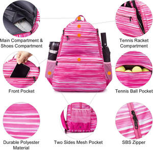 Free sample Custom <b>Table</b> <b>Tennis</b> Racket Bag <b>Tennis</b> Bags Rackets Padel Backpack - Product Image 5
