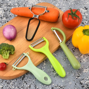 Dụng cụ nhà bếp bằng thép không gỉ thân thiện với môi trường, được lựa chọn kỹ lưỡng, tiện dụng, thực tế, dụng cụ gọt khoai tây cà rốt bằng tay, dễ vệ sinh, dùng được cho trái cây - Product Image 4