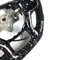 Volant en fibre de carbone forgé sur mesure pour Chevrolet Silverado 1500 LT RST Trail Boss High Country ZR2 2019+ – Amélioration de la compatibilité OEM