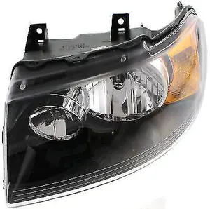 BAINEL Right Headlights Black Background+Yellow Slices Fits Ford Expedition 2003-2006 OE 6L1Z-13008-AA
