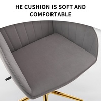 Chaise de bureau moderne réglable, chaise pivotante ergonomique pour la maison et la chambre