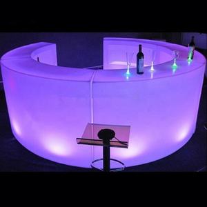 Muebles de Bar con Luces LED para Fiestas y Eventos al Aire Libre, Mesas de Bar, Taburetes de Jardín, Conjuntos de Sillas con Luces LED, Mesas de Bar para Cócteles - Product Image 2