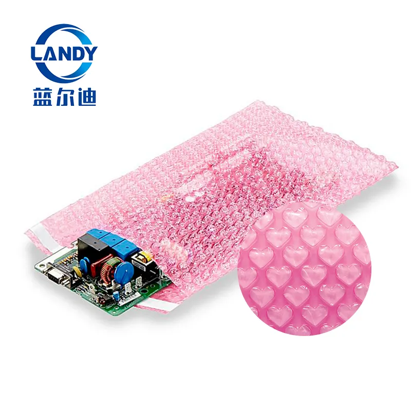 Rose red mailer pink foiled bubble plastic bag for shipping,bubble mailer bags envelope roze for jewelry