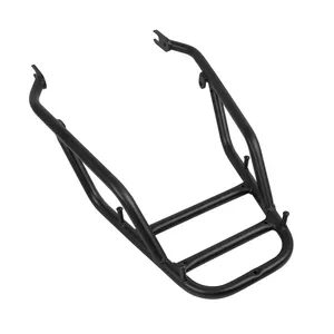 Nouveau porte-bagages arrière <span class=keywords><strong>Kawasaki</strong></span> <span class=keywords><strong>W800</strong></span> en acier, étagère de sissy bar, dossier, rail arrière de tourisme, porte-charge, étagère noire, garantie 1 an - Product Image 2