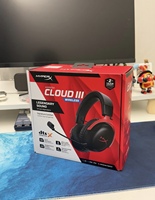 Casque de jeu sans fil HyperX Cloud III en gros pour usine, à faible latence, avec unité de 53 mm et autonomie de 120 heures pour PC, PS5, PS4