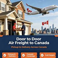 Transitaire aérien Chine-Canada, service logistique porte-à-porte avec livraison express du dernier kilomètre, expédition DDP