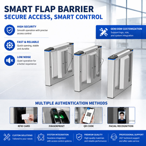 Sistema Integrato di Riconoscimento Facciale RFID con Tornello a Barriera Intelligente per Soluzioni di Accesso Sicuro in Edifici per Uffici - Product Image 4