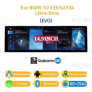 Autoradio Android 14 Carplay Android Auto Navigation pour <span class=keywords><strong>BMW</strong></span> <span class=keywords><strong>BMW</strong></span> X3 F25 <span class=keywords><strong>X4</strong></span> F26 G01 G02 G08 2011-2019 - Lecteur multimédia vidéo - Product Image 4
