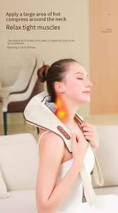 Großhandel Shiatsu Nacken-und Schulter massage gerät fördert eine gesunde Durchblutung - Product Image 4