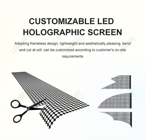 Film auto-adhésif souple transparent ultra-fin pour affichage LED sur fenêtre, écran en verre cristal P6 P8 P10 US1313/<span class=keywords><strong>2020</strong></span>/2121 P6 P8 - Product Image 5