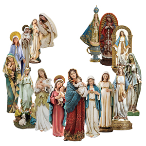 Articles religieux catholiques en gros, <span class=keywords><strong>Jésus</strong></span>, Vierge Marie, Saint Jude, statue de la Vierge Marie en résine, souvenir de baptême, articles religieux catholiques - Product Image 1