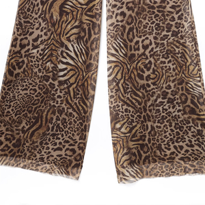 SHENZHU Nouvelle collection été 2025 – <span class=keywords><strong>Combinaison</strong></span> <span class=keywords><strong>femme</strong></span> élégante à imprimé animal en maille de soie avec col licou 5039147 - Product Image 6