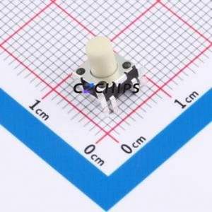 K2-1102HD-H4SW-01 Tactile Switch SMD,6.2x6.3mm Switch ( Operating Force: 2.5N )( Switch Height: 7.25mm ) - Product Image 1