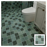 Mosaïque de porcelaine bleu océan pour applications murales de piscines, spas et salles de bain dans les hôtels et complexes hôteliers