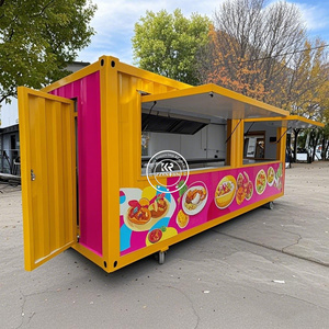Contenedor Móvil <span class=keywords><strong>de</strong></span> 20 pies para Tienda, Restaurante, Kiosco <span class=keywords><strong>de</strong></span> Comida Rápida, Diseño <span class=keywords><strong>de</strong></span> <span class=keywords><strong>Bar</strong></span> Interior Prefabricado en Venta - Product Image 4