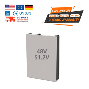 แบตเตอรี่ไอออนโซลาร์ Lifepo4 48v 51.2v 100ah 200ah 300ah 20kwh 10kwh พร้อมจอ LCD ระบบ BMS  ชุดแบตเตอรี่สำรองไฟแบบติดผนัง พร้อม Wifi - Product Image 1
