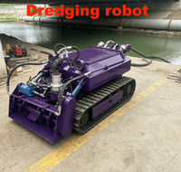 Robot de dragage télécommandé pour le nettoyage des canalisations d'égout urbaines