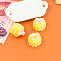 Ciondoli Cabochon in resina rosa in miniatura per Scrapbooking e accessori decorativi per la marcatura di gioielli artigianali