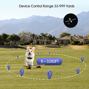 IPetDog Système de clôture sans fil étanche pour chien avec portée de contrôle de 999 yards, produit d'entraînement et de gestion du comportement GPS inoffensif - Product Image 4