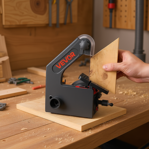 Lijadora de Banda y Disco de Sobremesa Vevor de 5 Pulgadas con Mesa de Trabajo de 1x30 Pulgadas, Recolección de Polvo, Ajustable de 0 a 45 Grados, para Trabajos en Madera y Bricolaje - Product Image 2
