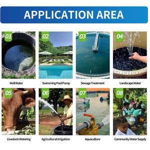 Pompe submersible solaire QY pour puits profond 3300W, hauteur de refoulement 45m, débit 35m³/h |   DC 48V Haute Pression Acier Inoxydable |   Économie d'énergie, faible niveau sonore | - Product Image 5