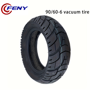 Pneu tubeless en caoutchouc synthétique 90/60-6 pour trottinette électrique de 11 pouces, pneu élargi résistant à l'usure et antidérapant, accessoires - Product Image 1