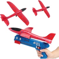 Avión de Espuma Lanzable con Lanzador de Aviones, Novedad de 2022, Disparo con un Solo Clic, Catapulta, Juguetes de Aviones, Pistola para Niños
