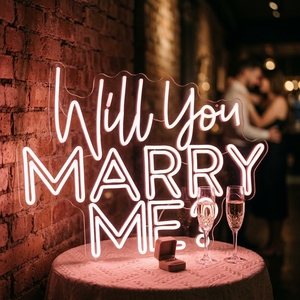 Enseigne néon LED personnalisée « Veux-tu m'épouser », alimentée par USB, lumière décorative pour demande en mariage, garantie 2 ans, IP20 - Product Image 5