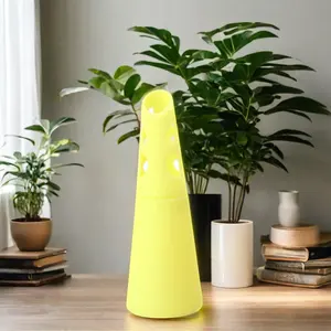 Vas silikon Modern Anti jatuh bercahaya, produk dekorasi meja ramah lingkungan
