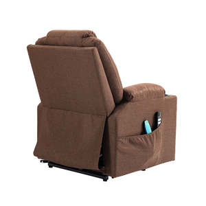 Fauteuil inclinable moderne en PU <span class=keywords><strong>noir</strong></span> avec fonction de massage pour la maison, le bureau, le salon, la chambre ou l'atelier - Product Image 6