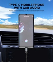 HiFi SOUND QUALITY Type c à 3.5mm Câble audio Coque en aluminium Type c à 3.5mm Adaptateur audio Pas de bruit Câble Usb Type c à 3.5mm