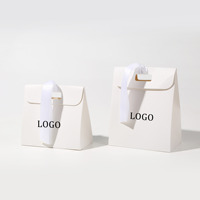 Personalisierte Geschenkboxen aus beschichtetem Papier mit individuellem Logo, arabische Hochzeits-Gastgeschenkboxen in Weiß