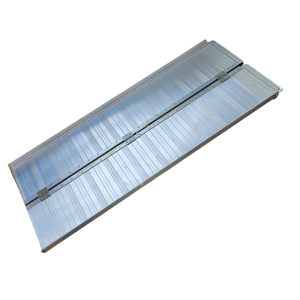 पोर्टेबल सिल्वर एल्यूमीनियम व्हीलचेयर रैंप फोल्डेबल रैंप फोल्डेबल विकलांग रैंप फोल्डेबल रैंप फोल्डेबल रैंप - Product Image 3