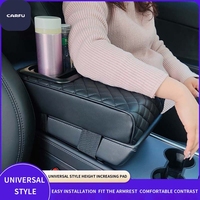 CARFU AC-2111 Coussin universel en cuir pour accoudoir de voiture avec double porte-gobelets – Vente en gros d'usine depuis 26 ans – Coussin d'accoudoir de console