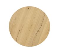 Table basse ronde moderne et durable avec plateau en bois de faillis d'arbre, structure en acier inoxydable, design simple fait main, facile à nettoyer pour salon