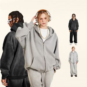 Sweats à capuche épais et sweats à capuche oversize pour hommes, sweats à capuche 3D de qualité supérieure avec un design vintage délavé pour le streetwear - Product Image 1