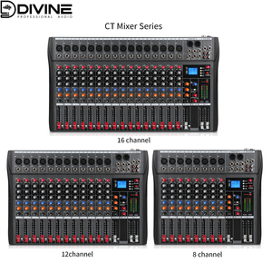 Mezcladora de Audio Profesional de 8 Canales Serie CT con Función <span class=keywords><strong>MP3</strong></span>/BT/Grabación USB, Compatible con Pad, iPhone, Android - Product Image 2