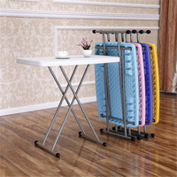 Tables et chaises pliantes modernes portables, directement de l'usine, pour fêtes, entrées d'hôtels, villas, rectangulaires, en plastique, réglables et pratiques