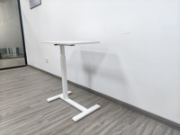 Bureau à domicile réglable en hauteur, bureau assis-debout à une seule jambe, table pneumatique, mobilier de maison