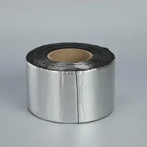 Cinta <span class=keywords><strong>de</strong></span> Membrana Asfáltica <span class=keywords><strong>Autoadhesiva</strong></span> <span class=keywords><strong>de</strong></span> Aluminio para Techos Industriales <span class=keywords><strong>de</strong></span> 1 mm, Cinta <span class=keywords><strong>de</strong></span> Sellado Impermeable en Rollo para Exteriores - Product Image 2