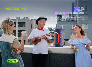 HOPESTAR P65 <span class=keywords><strong>Pro</strong></span> portátil Bluetooth con audio <span class=keywords><strong>DJ</strong></span> Subwoofer Ipx6 impermeable profesional música altavoz al aire libre RGB sistema de audio - Product Image 2