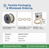 Tuyau de drainage manuel pour climatiseur domestique, en plastique, installation facile, durable, haute qualité