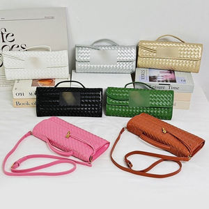 Nueva moda de lujo de punto para mujer, bolso de hombro para mujer con axilas, elegante bolso de noche de lujo para mujer - Product Image 2