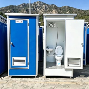 Toilettes portables, salle <span class=keywords><strong>de</strong></span> bain mobile, <span class=keywords><strong>WC</strong></span> préfabriqué, <span class=keywords><strong>cabine</strong></span> <span class=keywords><strong>de</strong></span> toilettes extérieure pour le camping, les chantiers <span class=keywords><strong>de</strong></span> construction, les parcs et les événements - Product Image 3