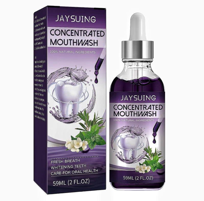 Concentrated Mouthwash Removes Bad Breath and