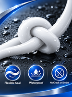 Scellant en silicone multi-usages, résistant à la moisissure, sans odeur, adhésif écologique pour application domestique