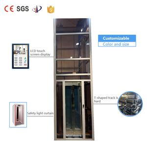 Ascenseurs résidentiels électriques pour hôtels de luxe, ascenseur en verre pour villa, hauteur réglable, 3/5 étages, <span class=keywords><strong>mini</strong></span> ascenseur pour maison - Product Image 5