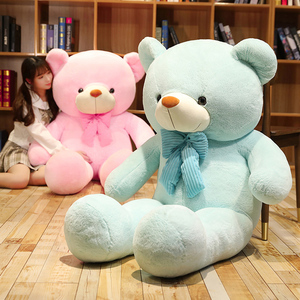 थोक गुलाबी विशाल नरम प्लश टेडी भालू के खिलौने बिना भरे हुए कपास कपड़े की खाल के साथ कपास कपड़े की खाल की खाल के साथ कम कीमत - Product Image 3