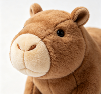 Peluche personnalisée Capybara douce, jouet en peluche OEM ODM, poupée Capybara avec logo personnalisé